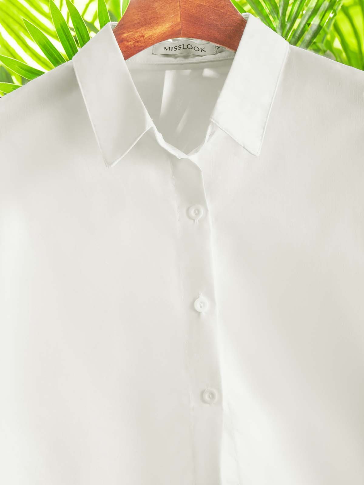Casual Cotton-Blend Loose Shirt
