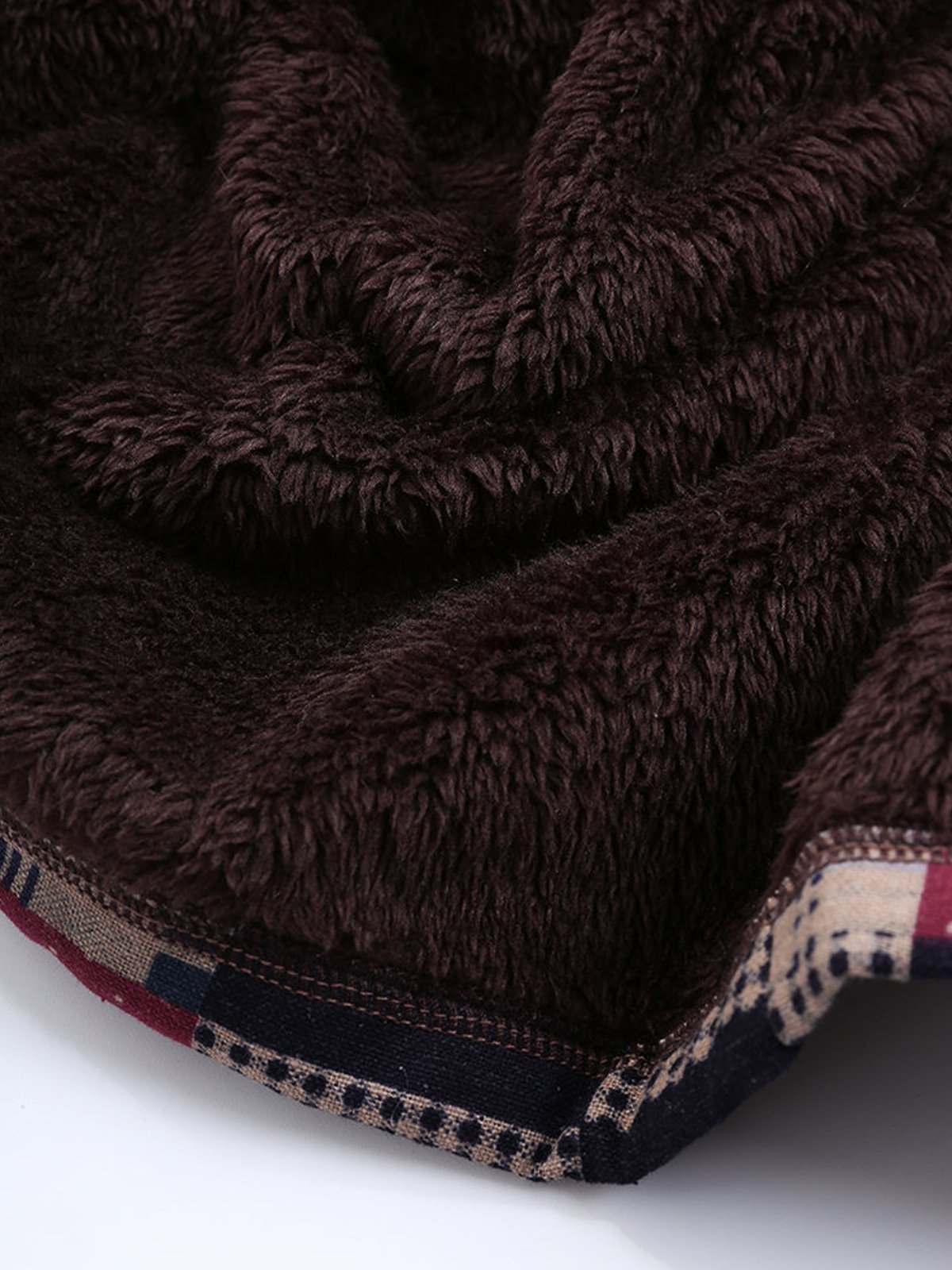 Women Plaid Fleece Hooded Zipper Autumn Winter Coat