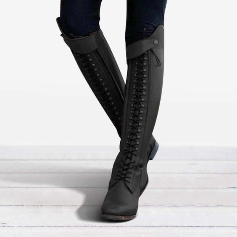 Women Plus Size Horse Riding Booties Casual Shoes