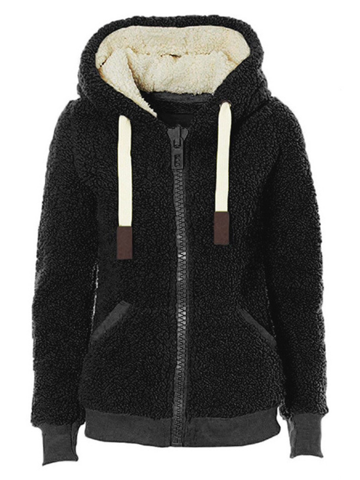 Hoodie Zipper Cotton Long Sleeve Teddy Bear Coats