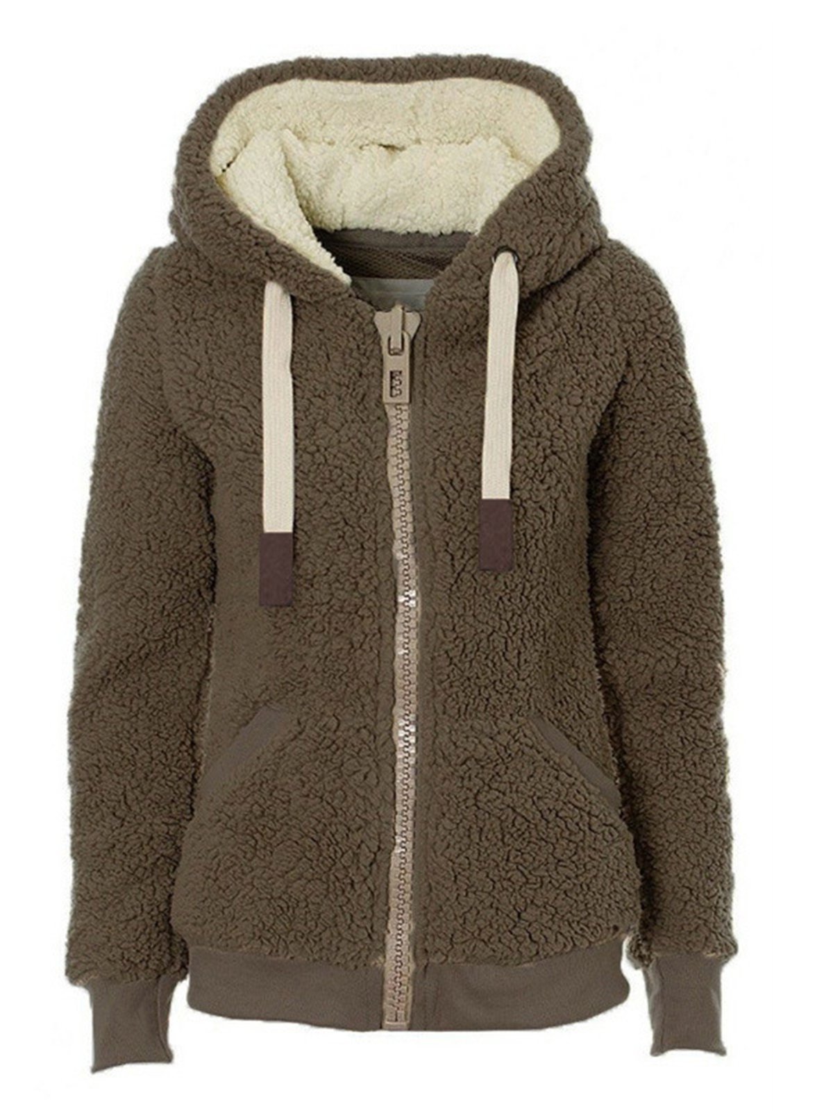 Hoodie Zipper Cotton Long Sleeve Teddy Bear Coats