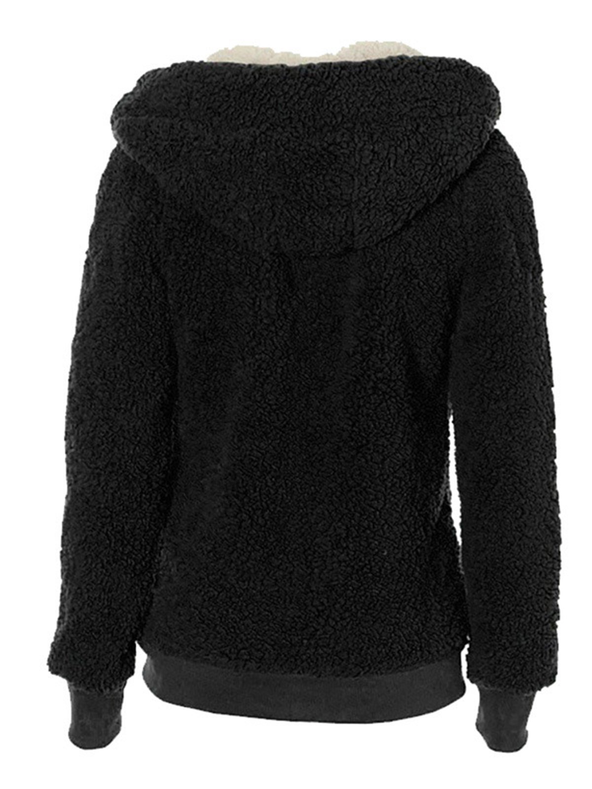 Hoodie Zipper Cotton Long Sleeve Teddy Bear Coats