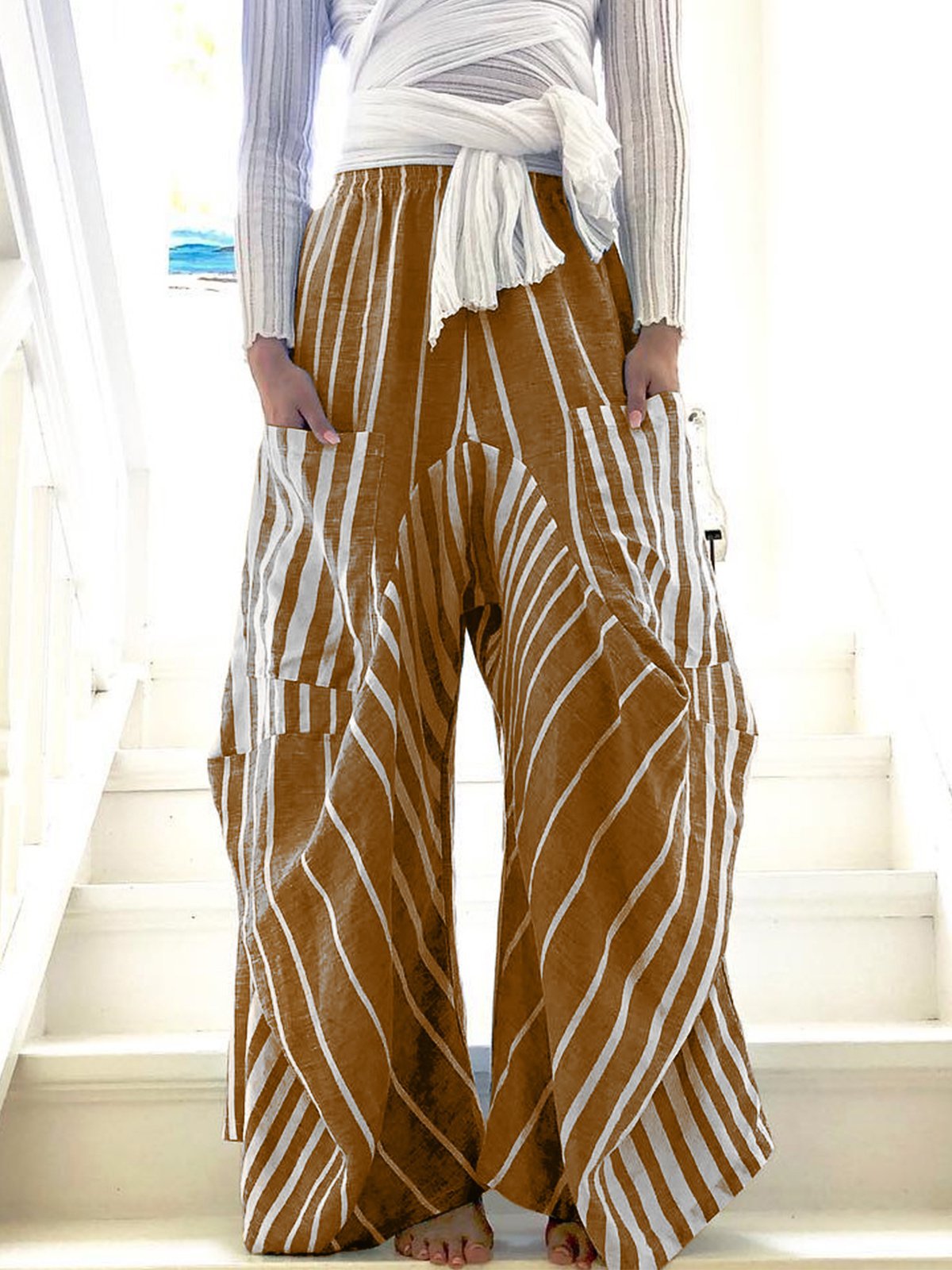 Striped Vacation Trousers