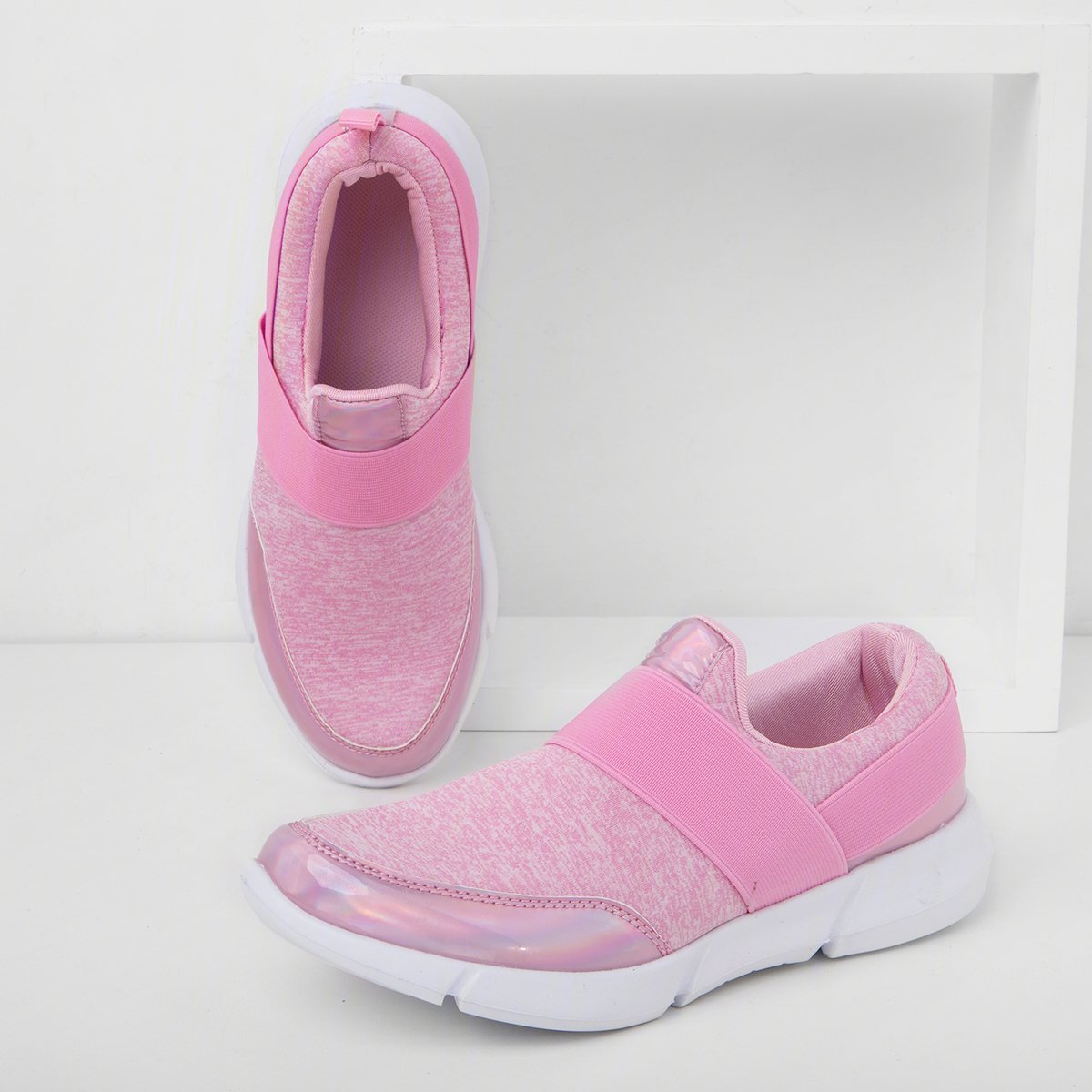 Womens Daily All Season Flat Heel Breathable Sneakers