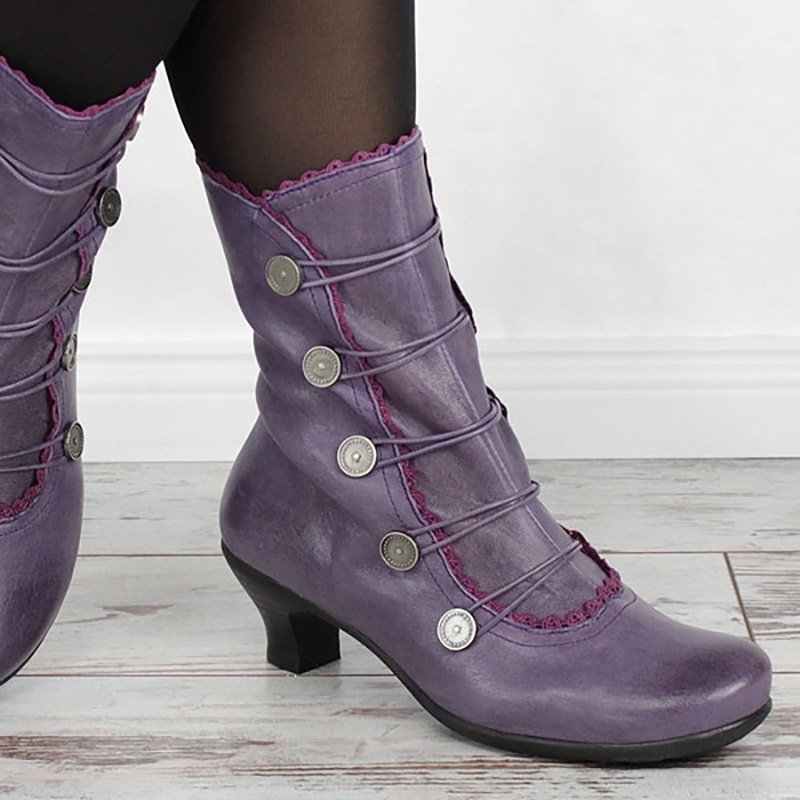 Women Elegant Daily Buckle Comfy Boots