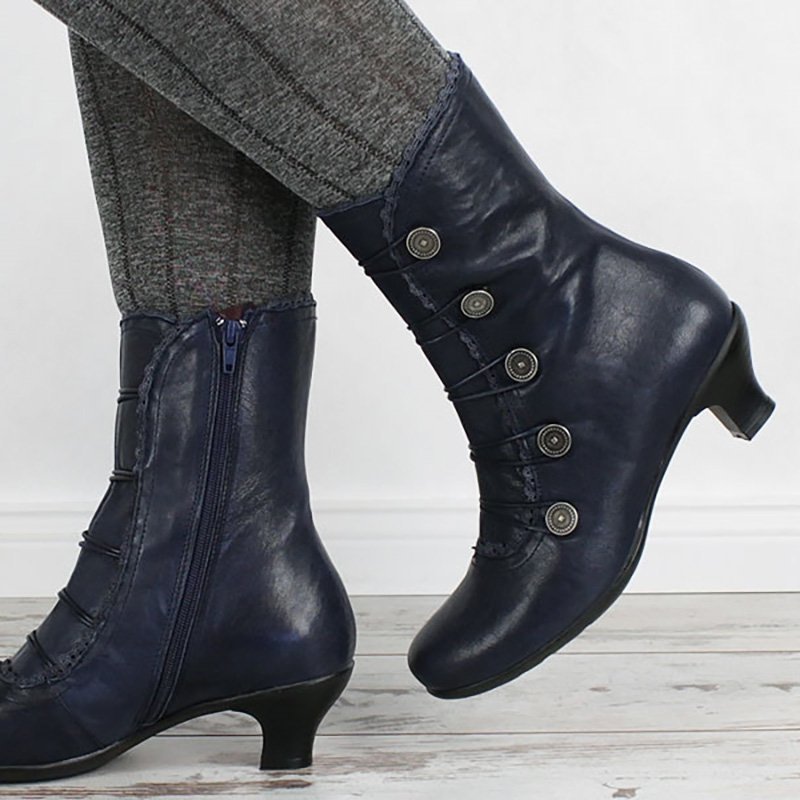Women Elegant Daily Buckle Comfy Boots