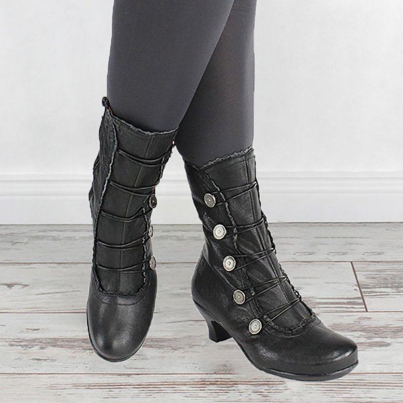 Women Elegant Daily Buckle Comfy Boots