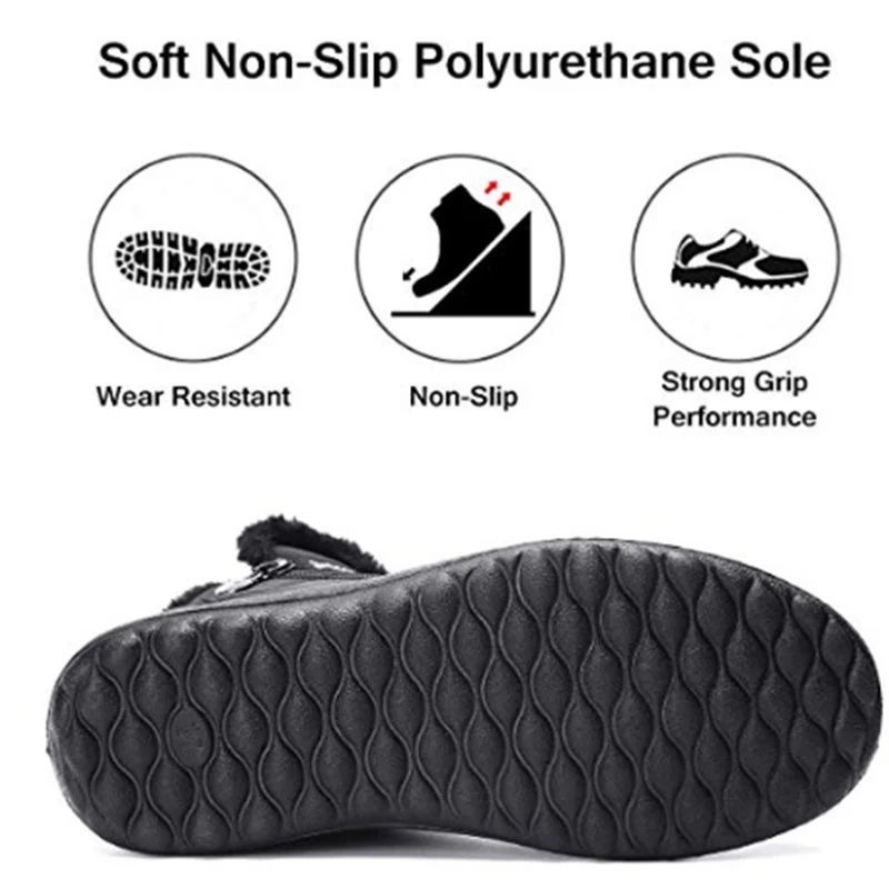 Women Outdoor Anti-Slip Walking Snow Boots