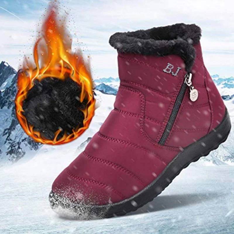 Women Outdoor Anti-Slip Walking Snow Boots