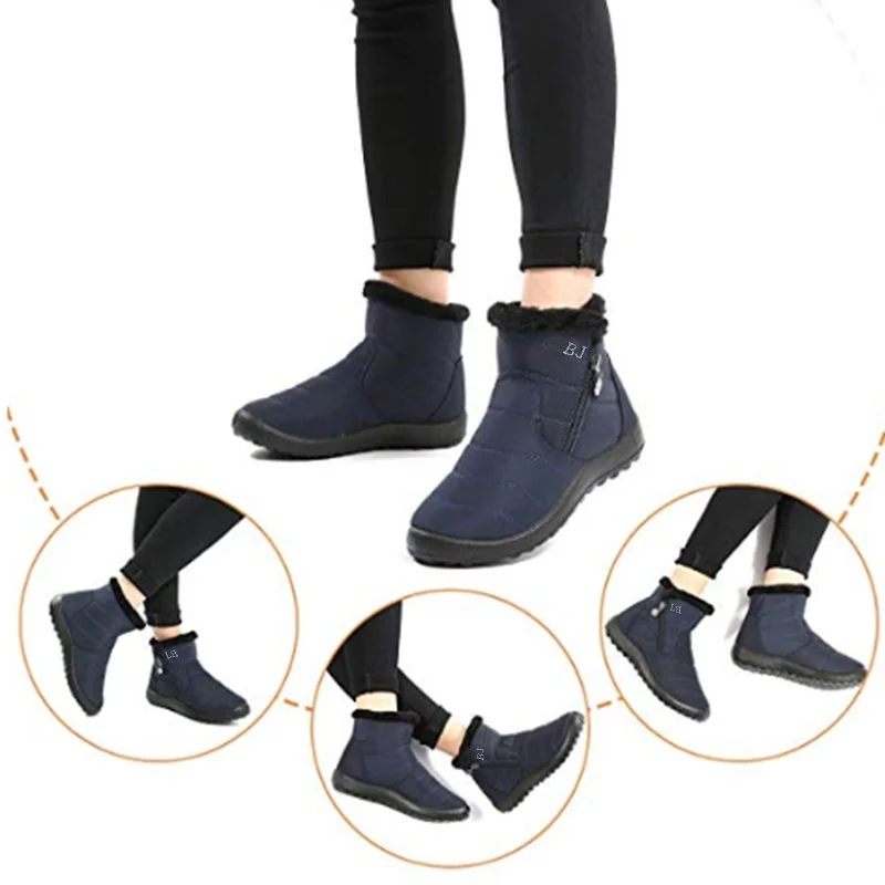 Women Outdoor Anti-Slip Walking Snow Boots