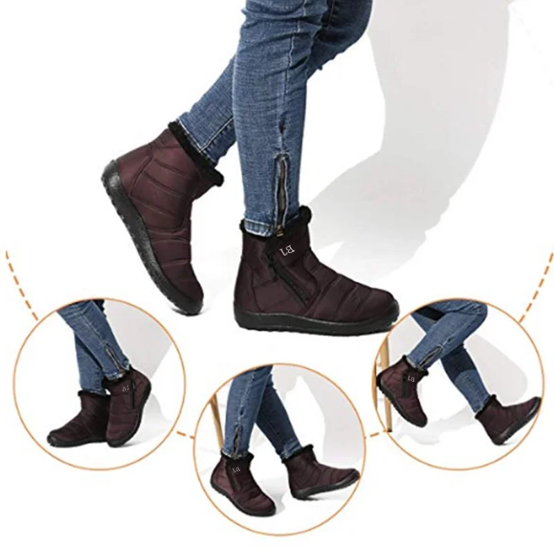 Women Outdoor Anti-Slip Walking Snow Boots