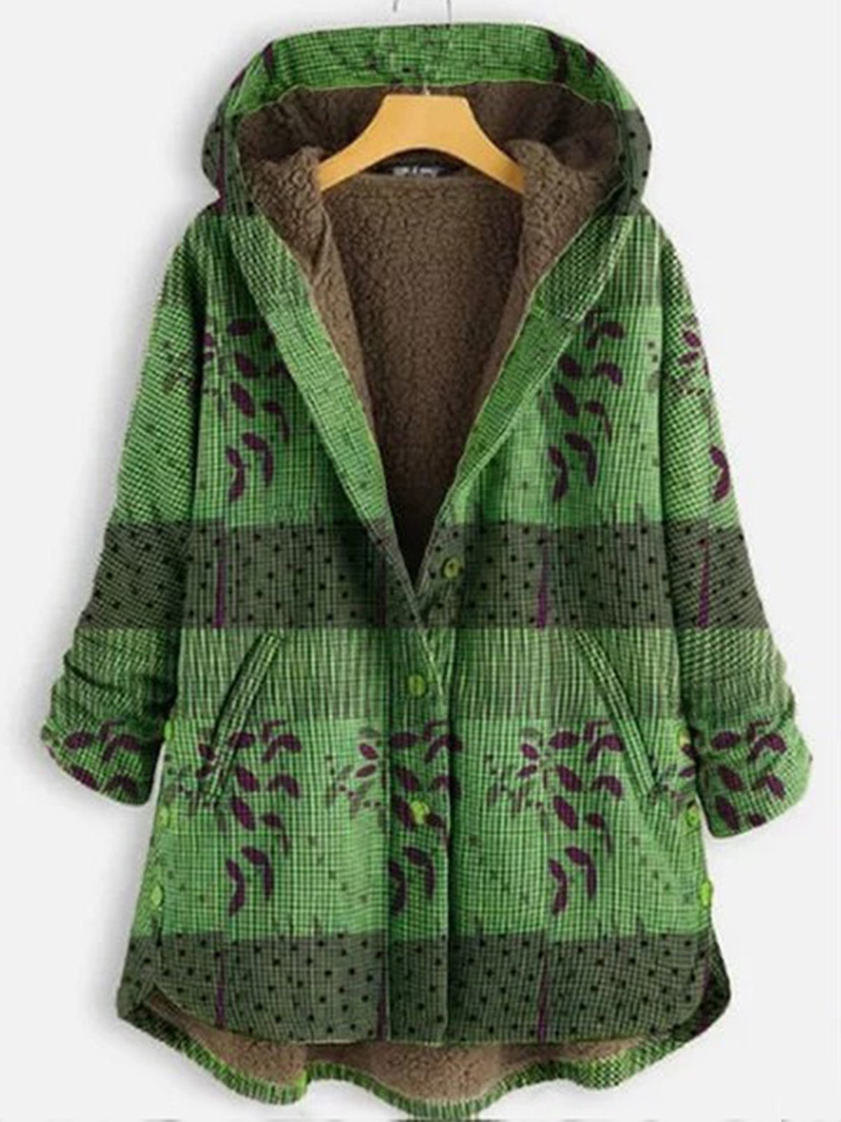 Long Sleeve Cotton-Blend Jacket