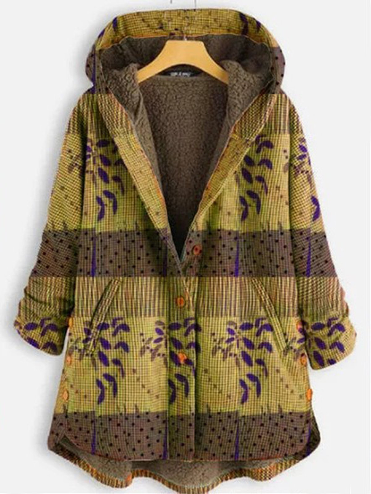 Long Sleeve Cotton-Blend Jacket