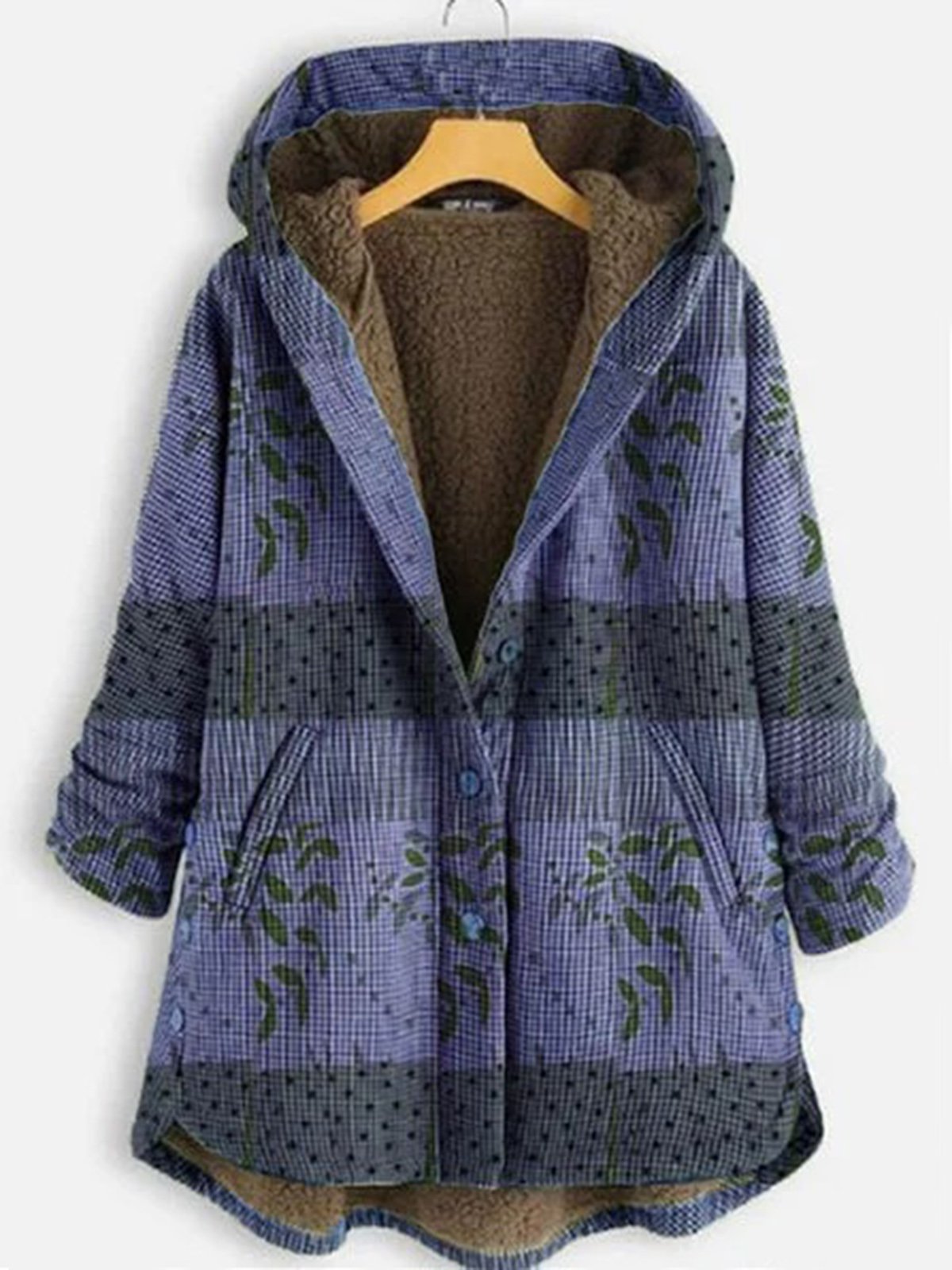 Long Sleeve Cotton-Blend Jacket