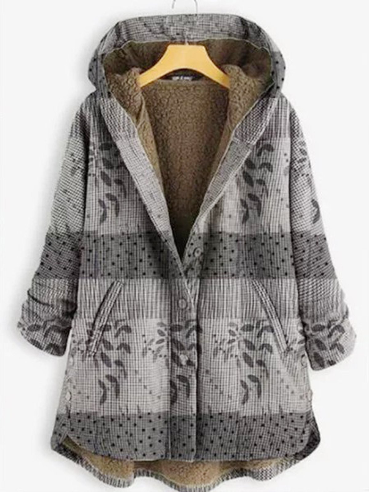 Long Sleeve Cotton-Blend Jacket