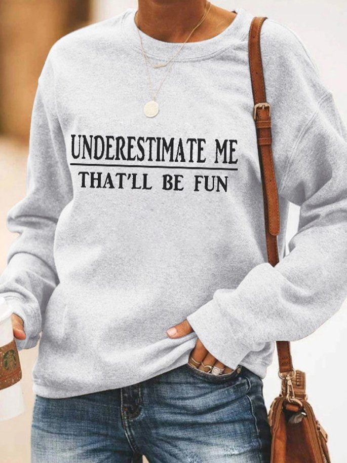 Fit Casual Printed Sweatshirt &pullover