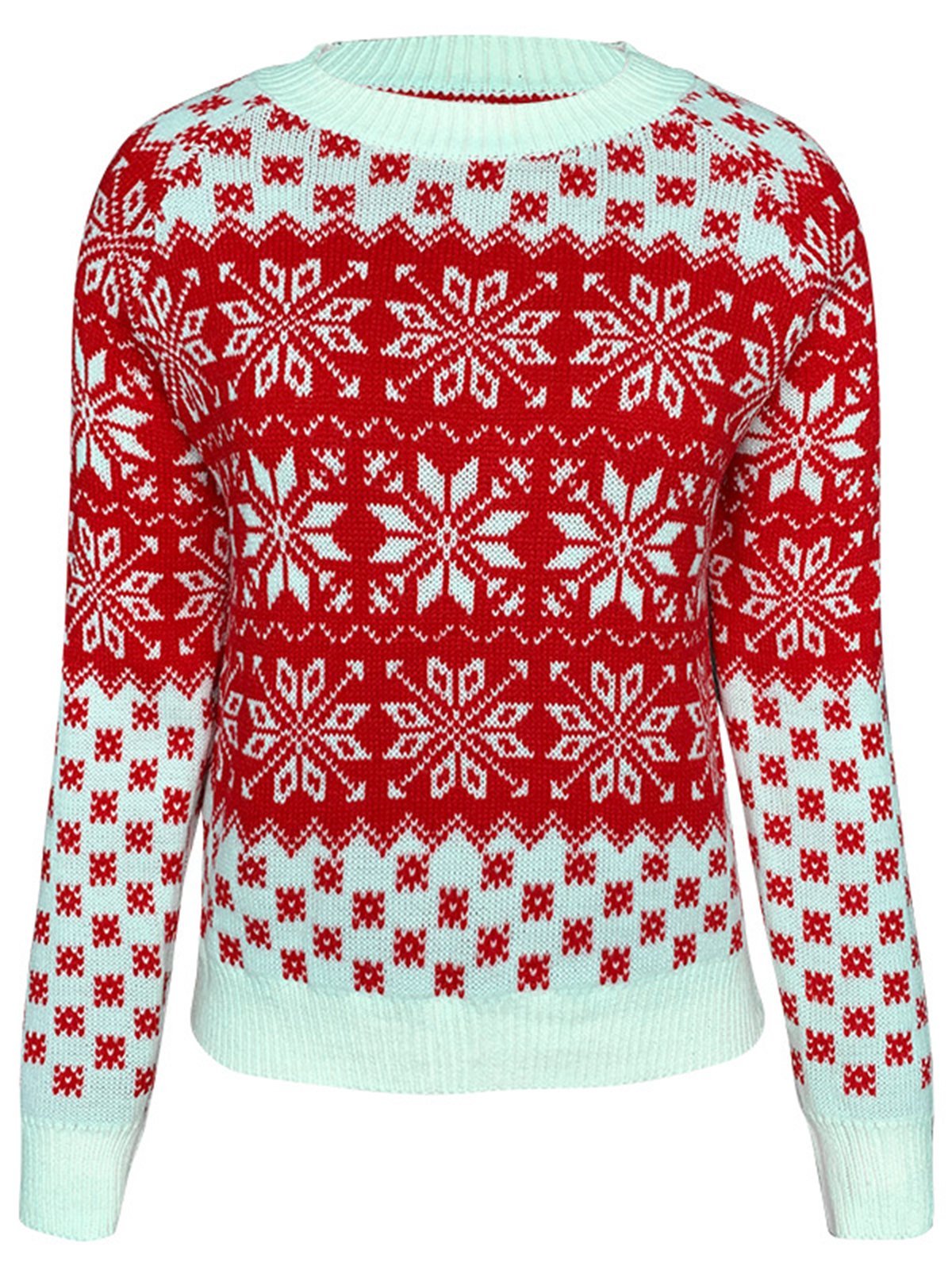 Cotton Casual Printed Shift Jumper