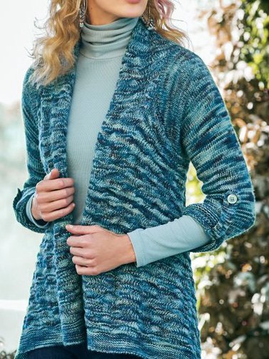 Vintage Wool/Knitting Sweater Coat