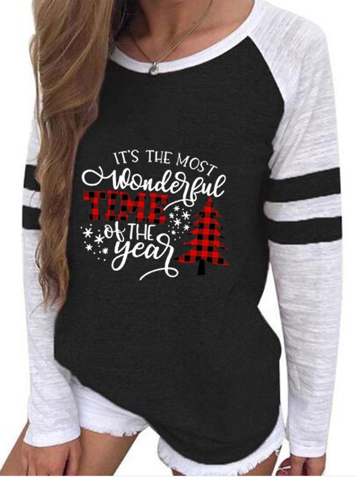 Long Sleeve Letter Top