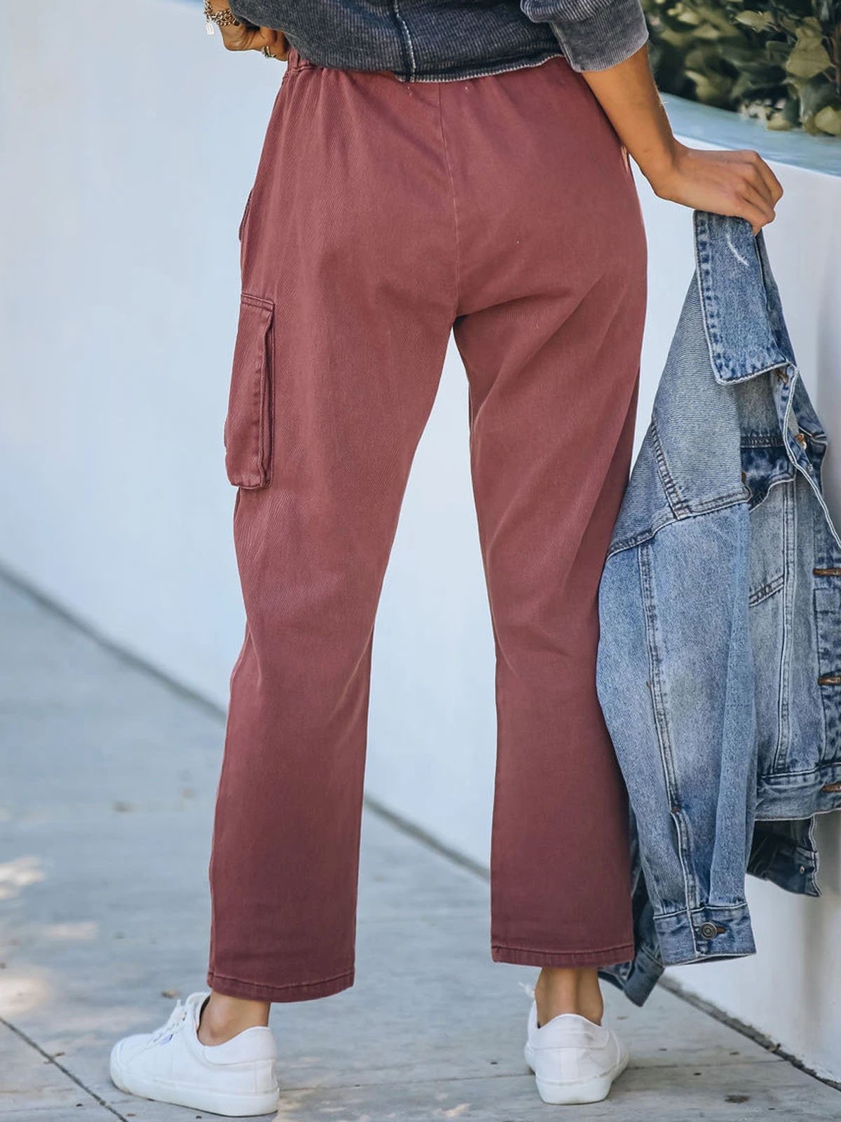 Cotton-Blend Trousers