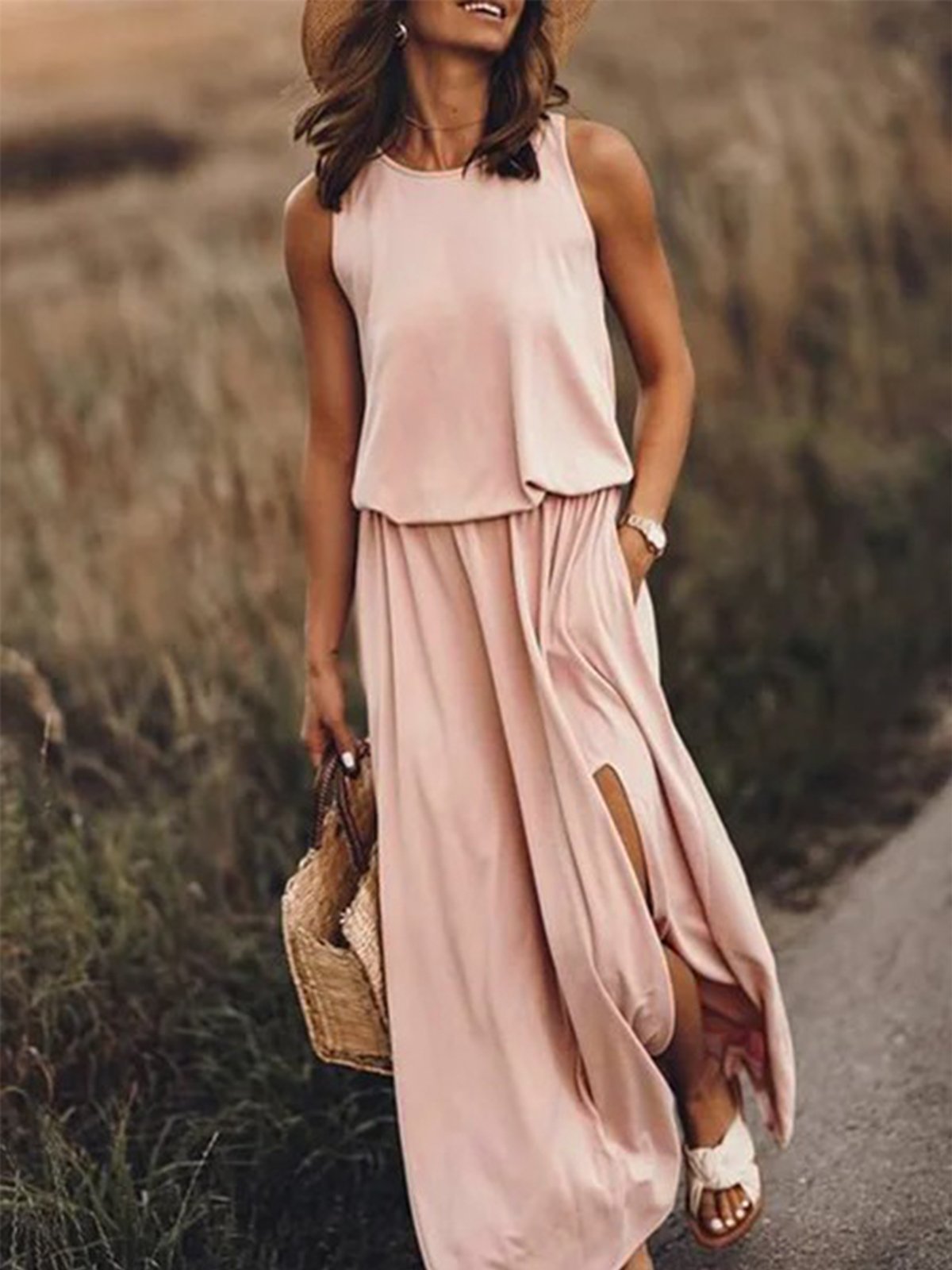 Solid Fit Vacation Maxi