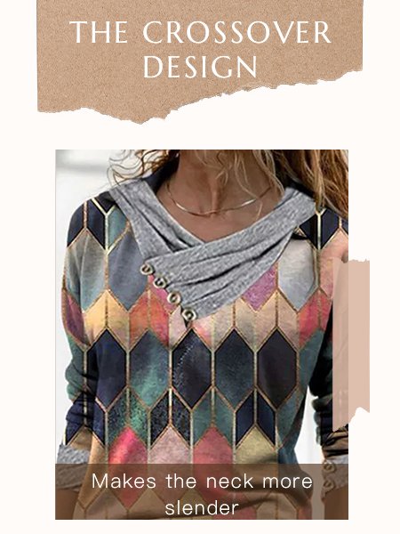 Fit Outdoor Geometric Causal Top