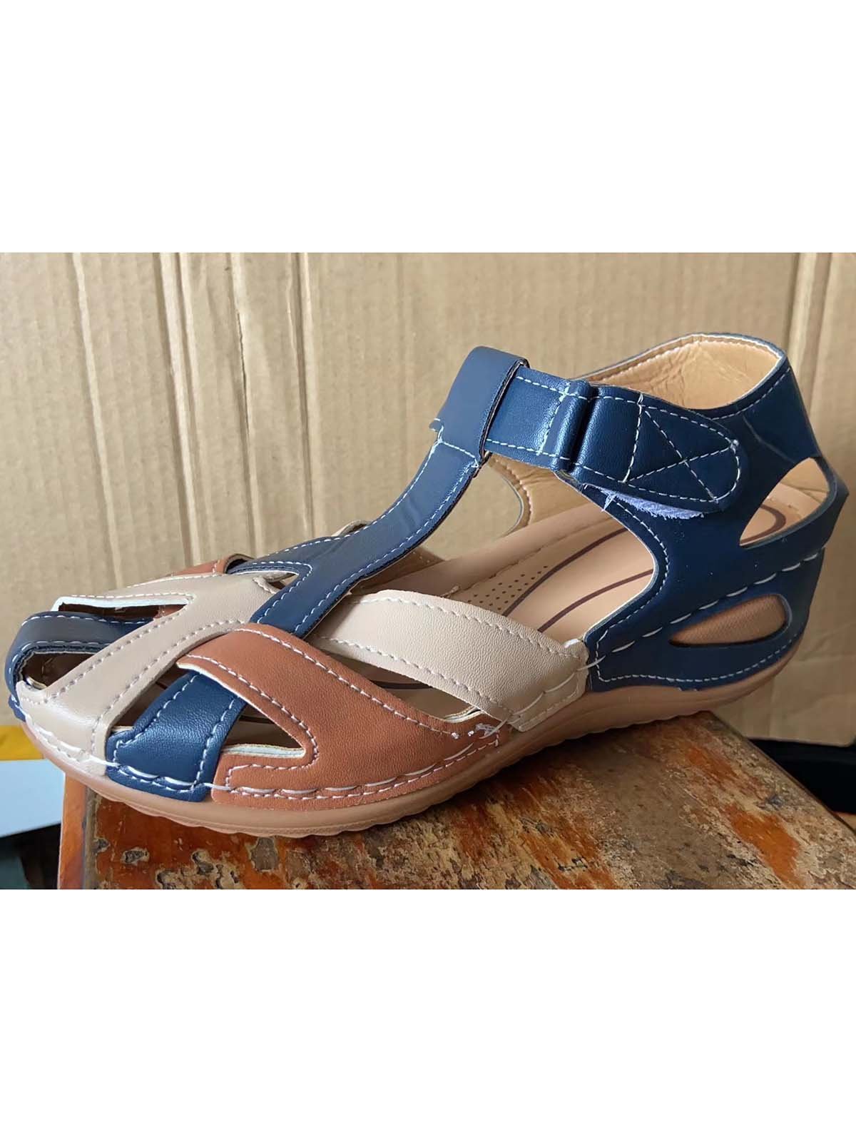 Platform Pu Leather Sandals