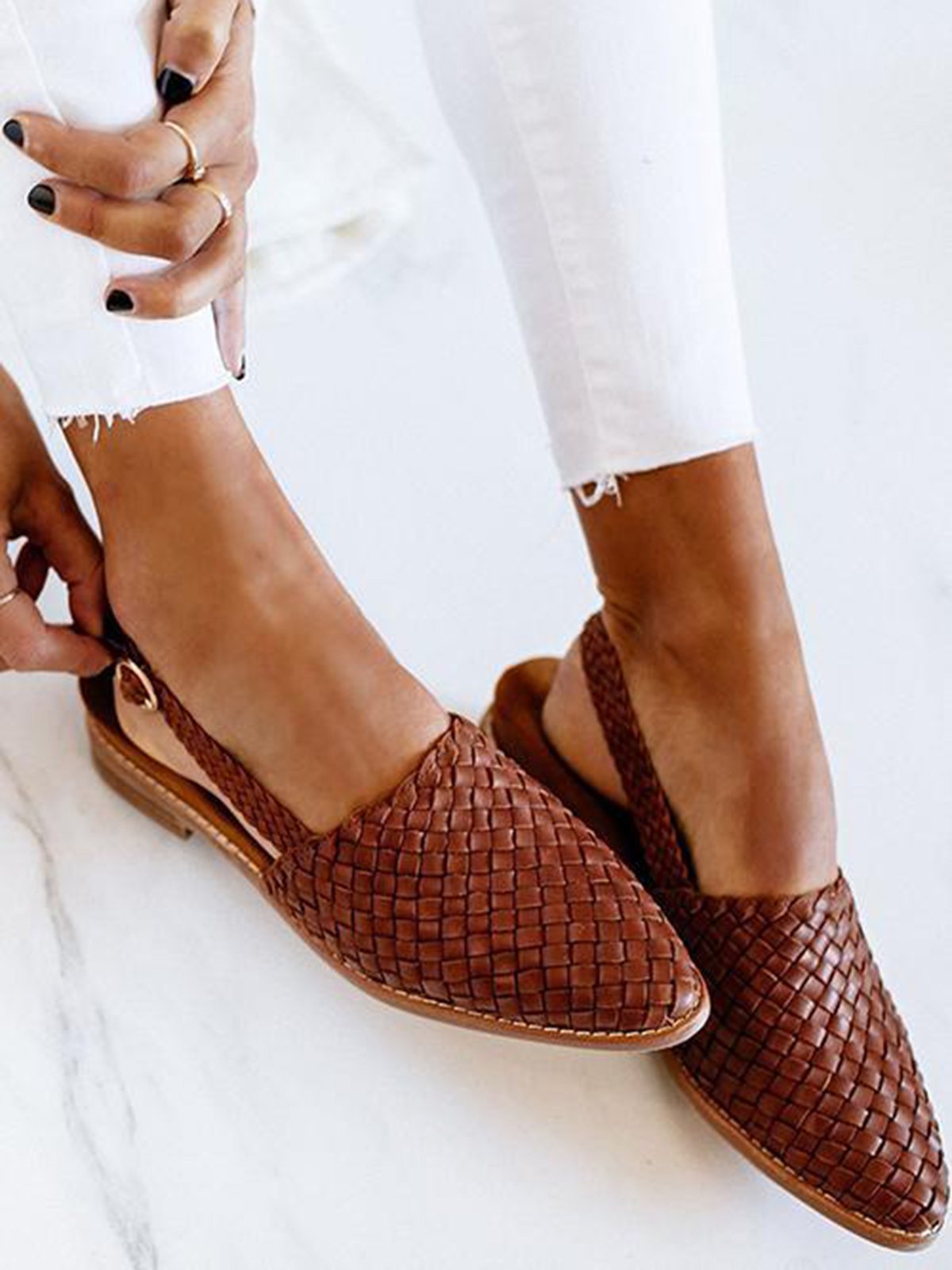 Leather Flats/loafers