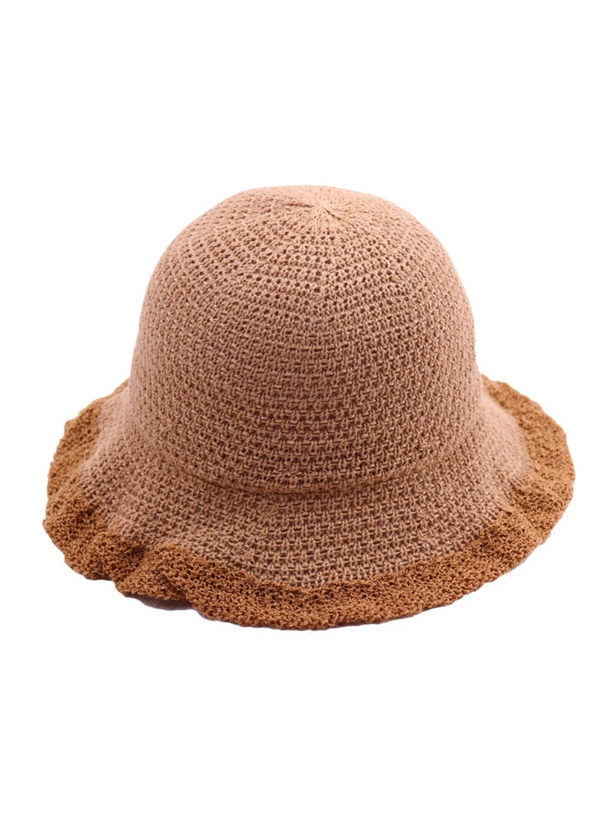 Bohemian Resort Style Beach Foldable Straw Hat