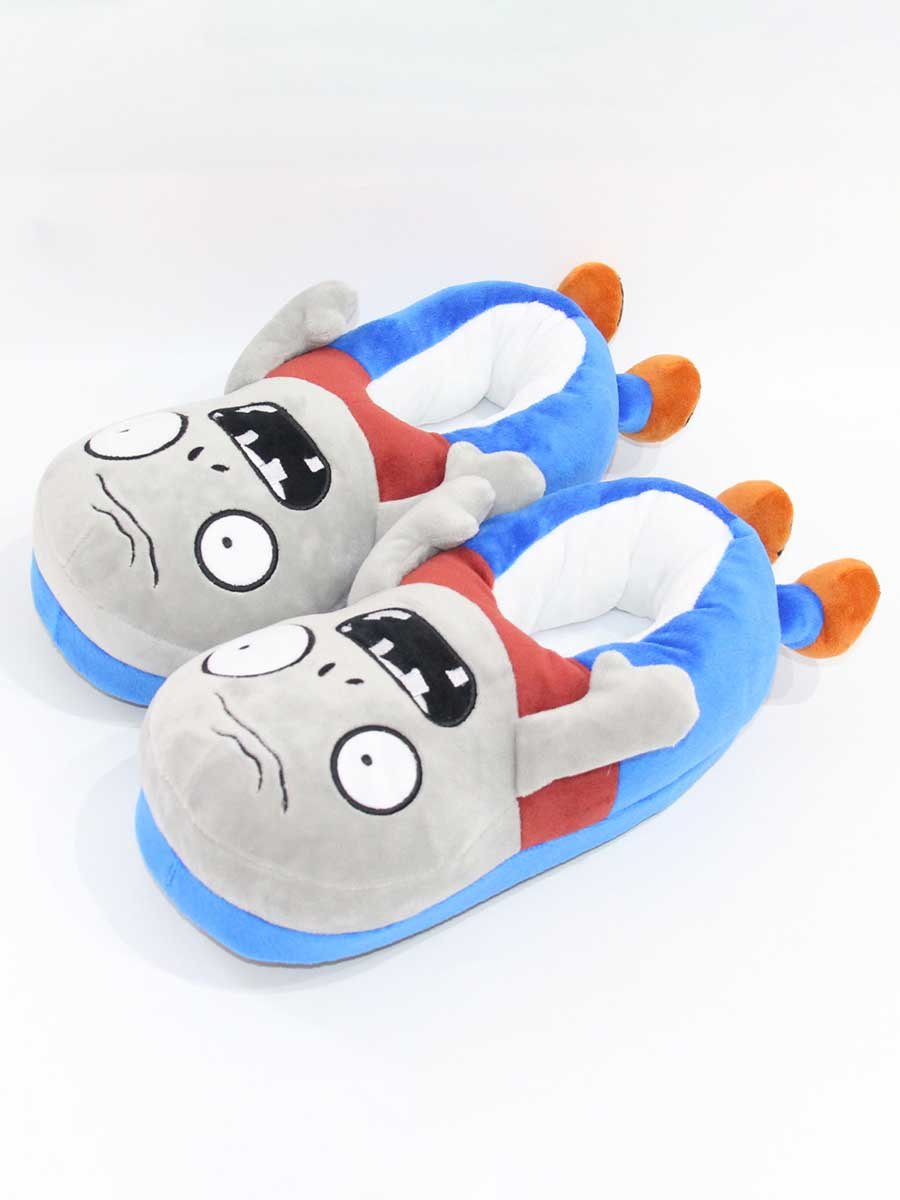Striped Winter Party Split Joint Party Fabric Fabric Hot List Toe-covered Slippers Living Room Slippers for Women