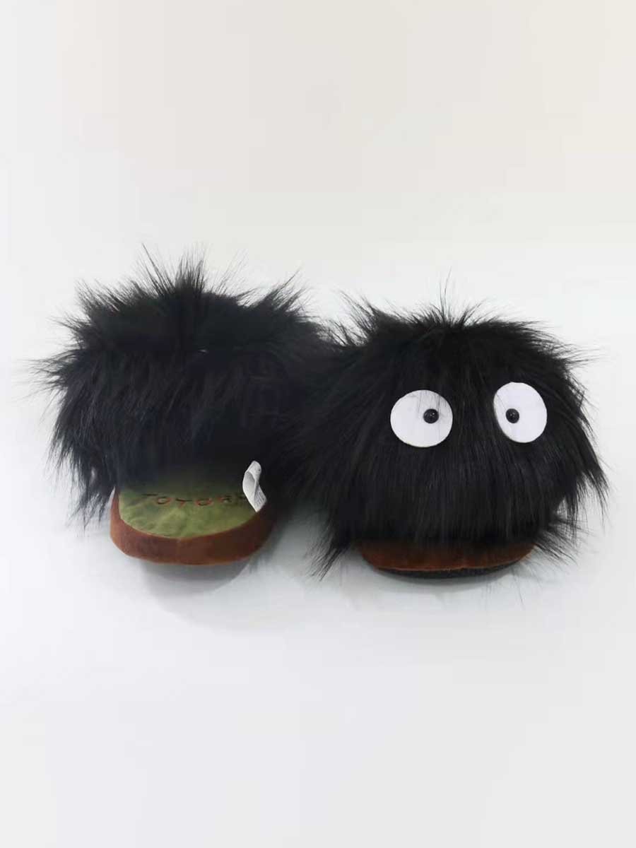 Women Autumn Party Halloween Party Closed Toe Plus Size Slip On Warmth Toe-covered Slippers Living Room Slippers
