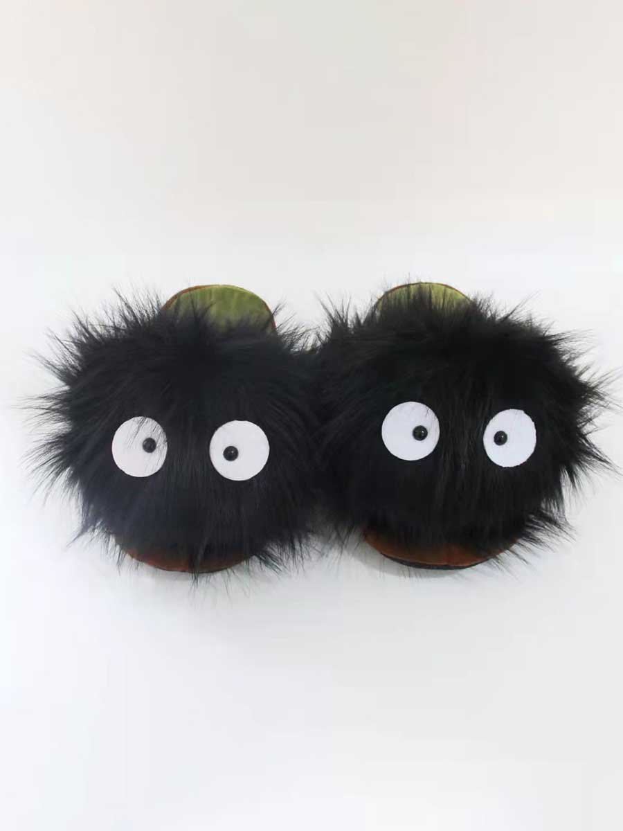 Women Autumn Party Halloween Party Closed Toe Plus Size Slip On Warmth Toe-covered Slippers Living Room Slippers