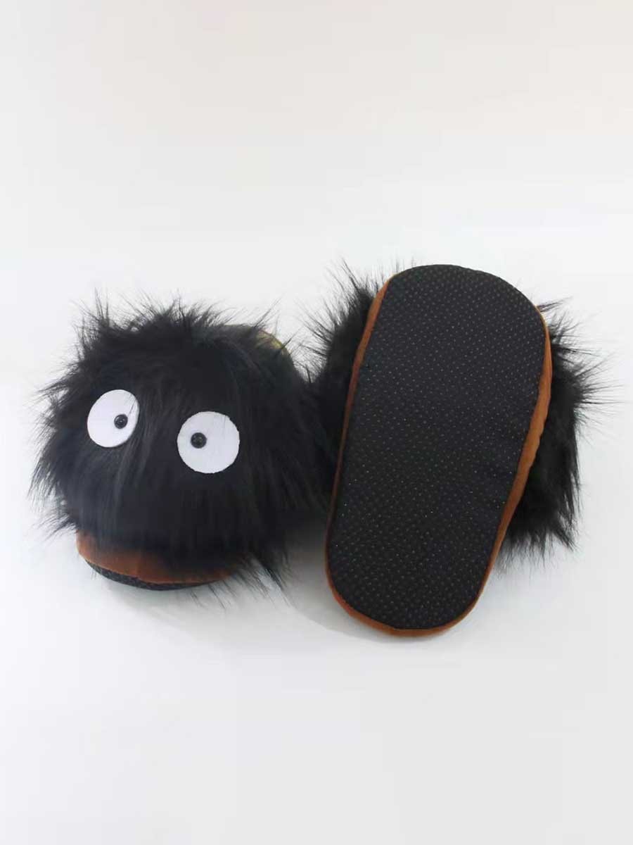 Women Autumn Party Halloween Party Closed Toe Plus Size Slip On Warmth Toe-covered Slippers Living Room Slippers