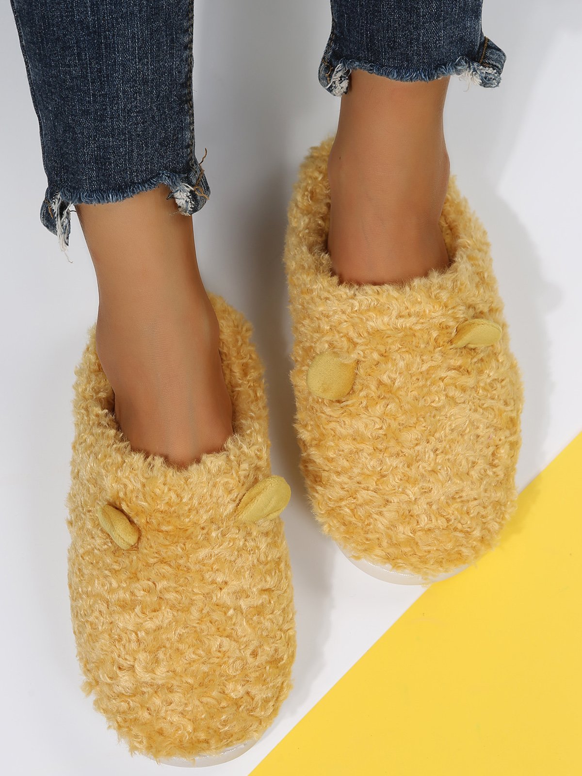 Bathroom Lightweight Non-Slip Cute Baotou Slippers