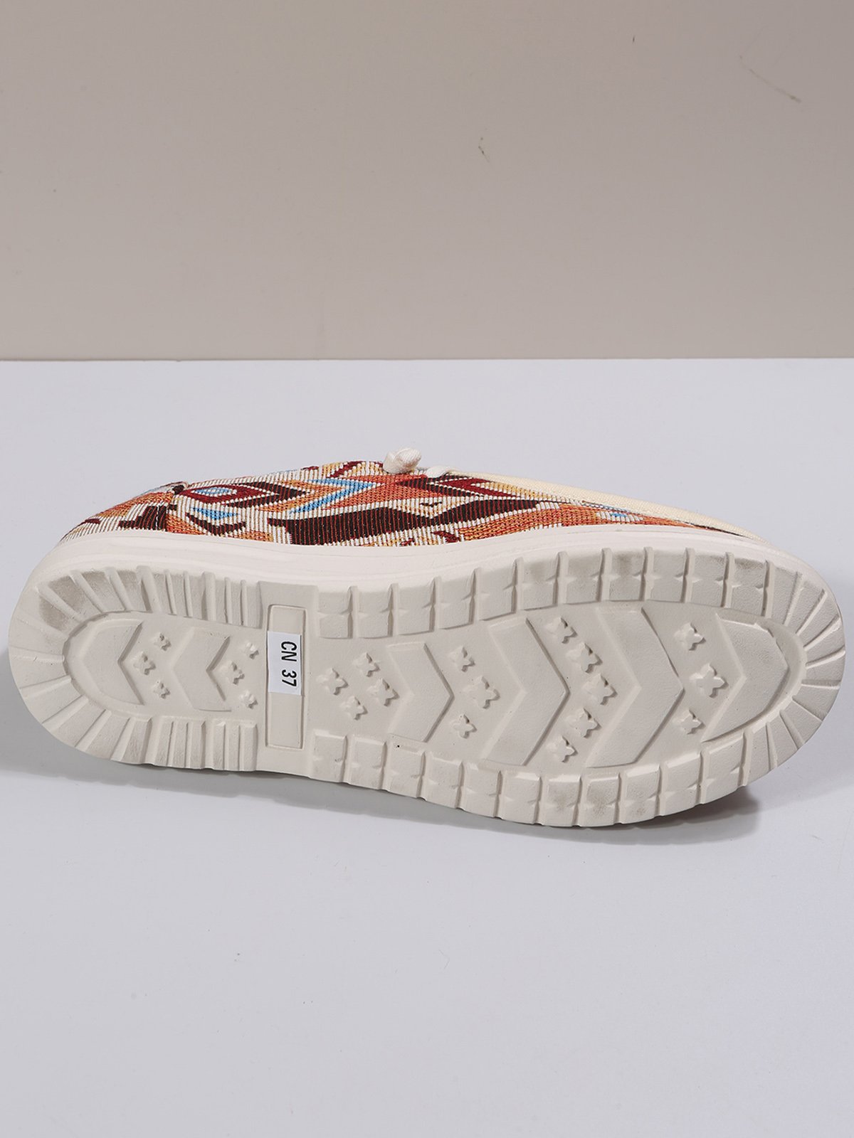 Boho Canvas Ethnic Flats
