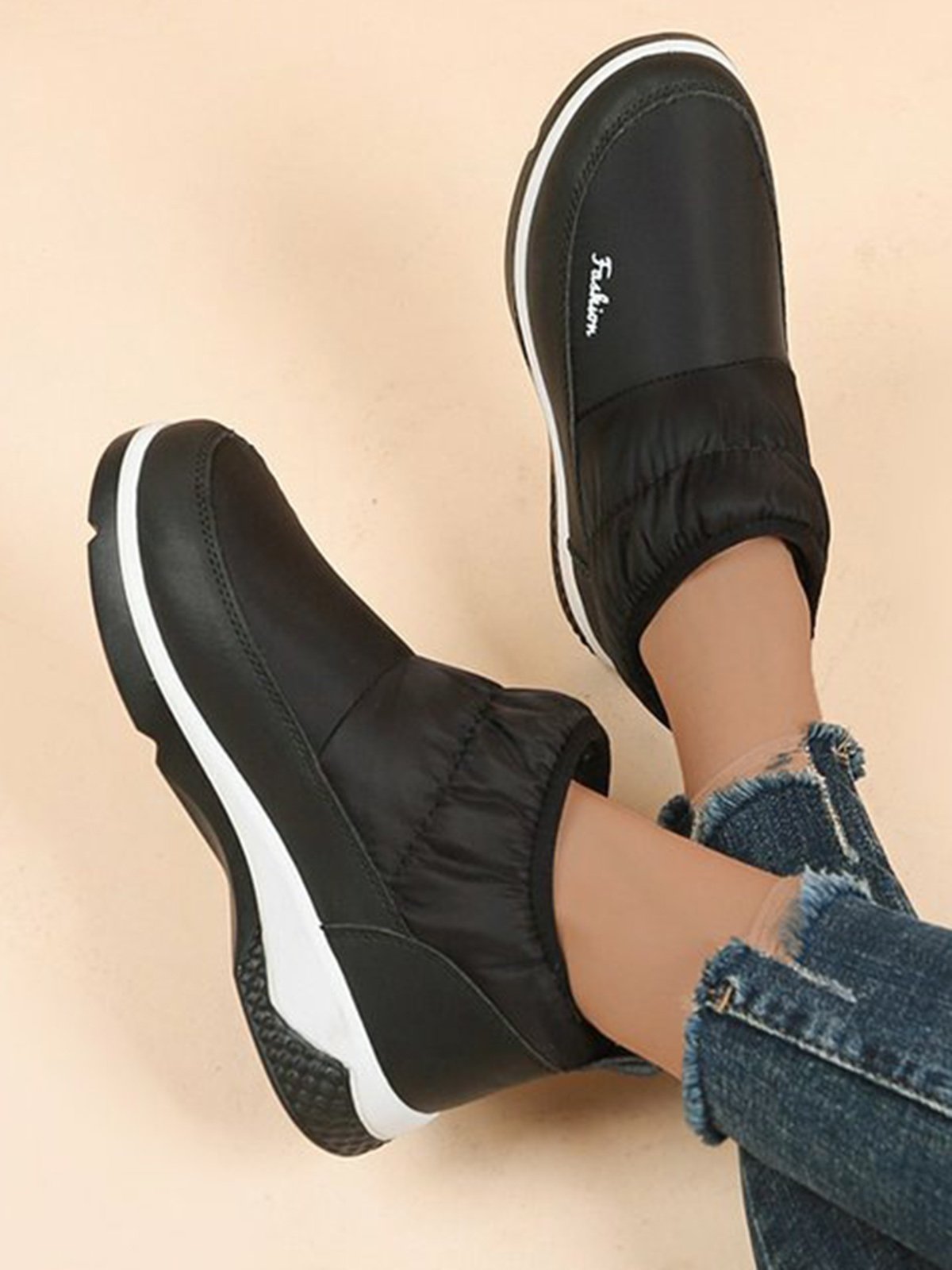 Outdoor Warm Waterproof Low Top Comfortable Casual Snow Boots