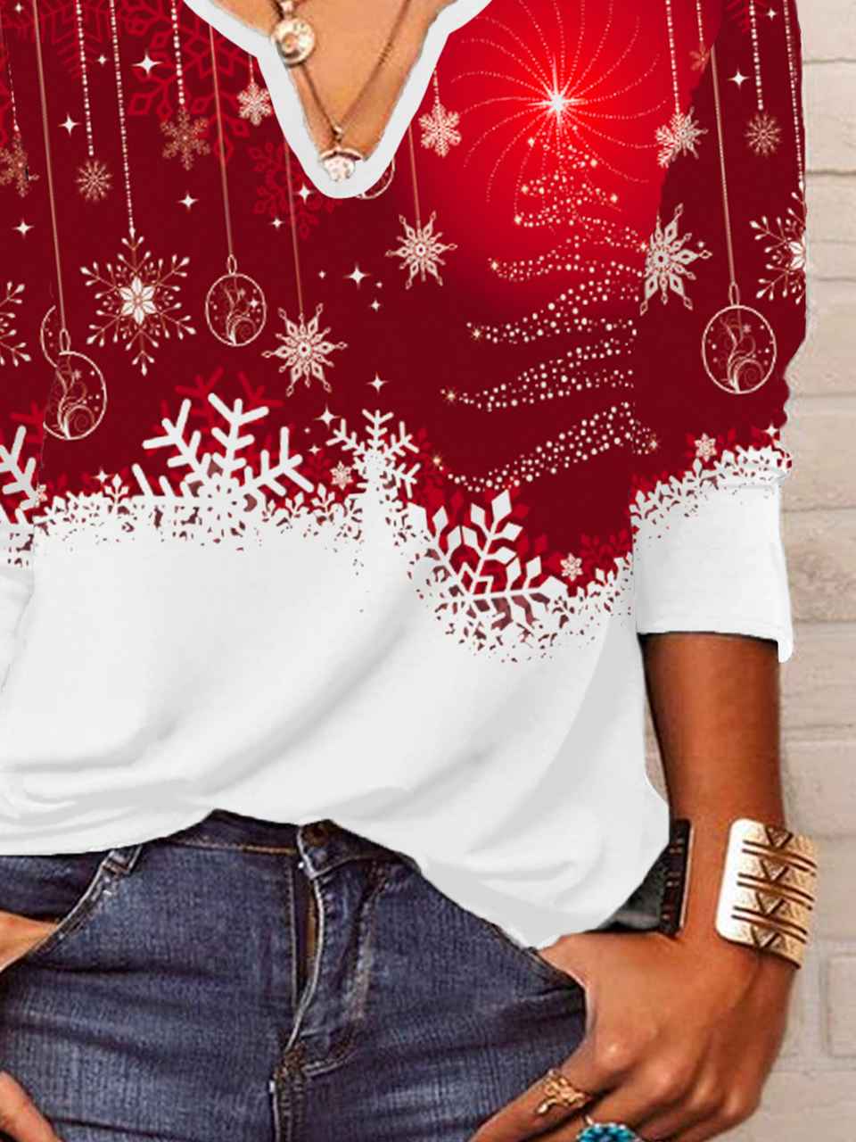 Christmas Casual Long Sleeve T-Shirt