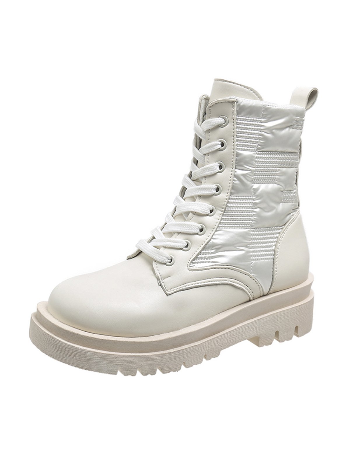 Down Panel Thermal Biker Boots