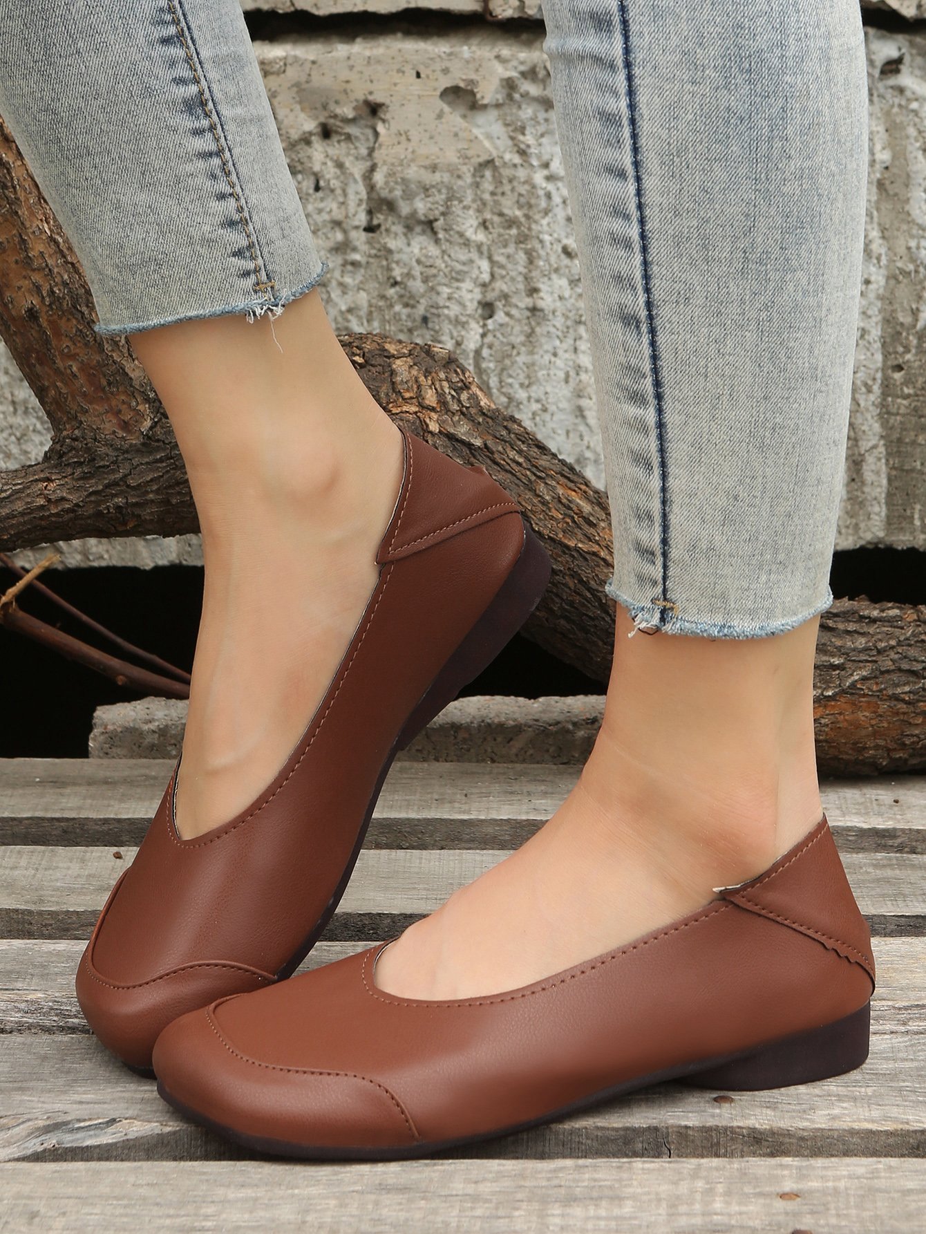 Comfortable Soft Lightweight Square Toe Shoes