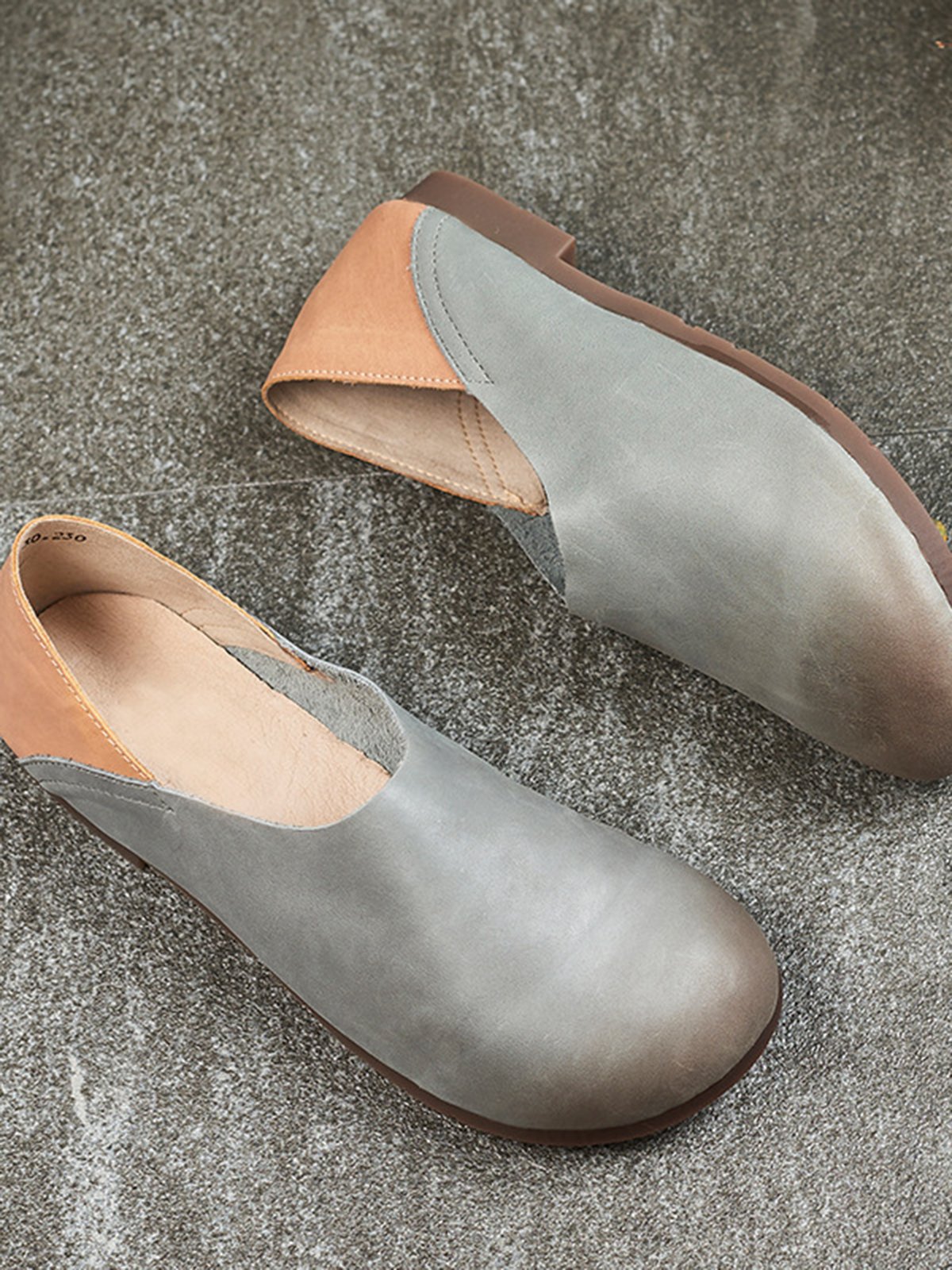 Vintage Casual Patchwork Flats