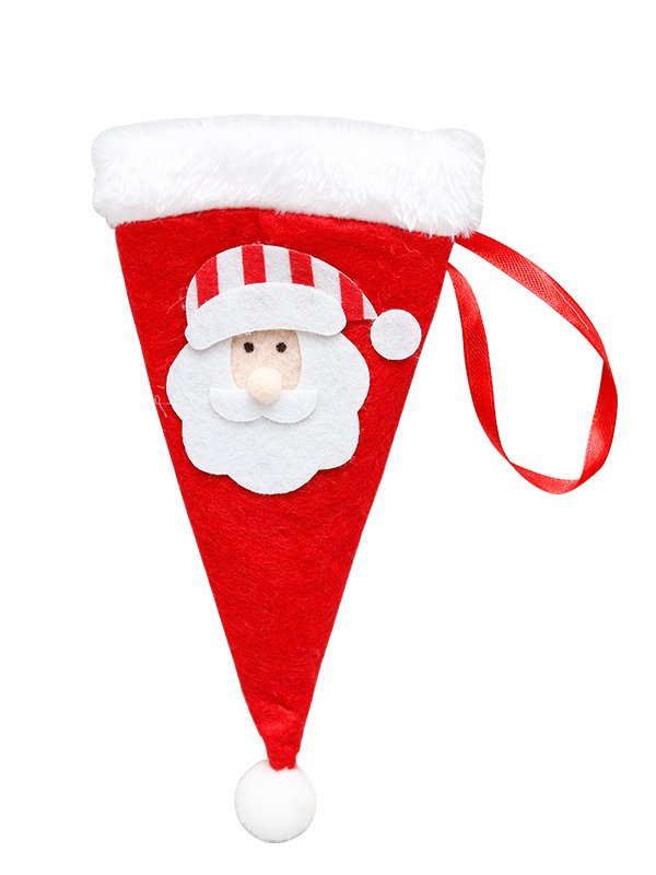 Christmas Snowman Santa Claus Cutlery Protector Placemat Decoration Holiday Party Decoration