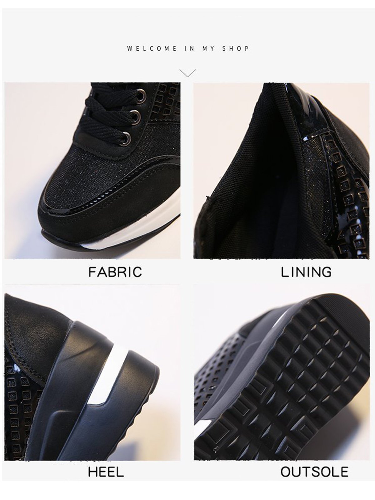 Leopard Gold Solid Color Cutout Mesh Casual Sneakers