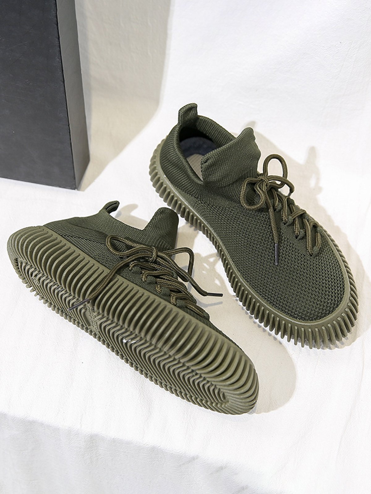 Plus Size Size Strap Mesh Fabric Sneakers