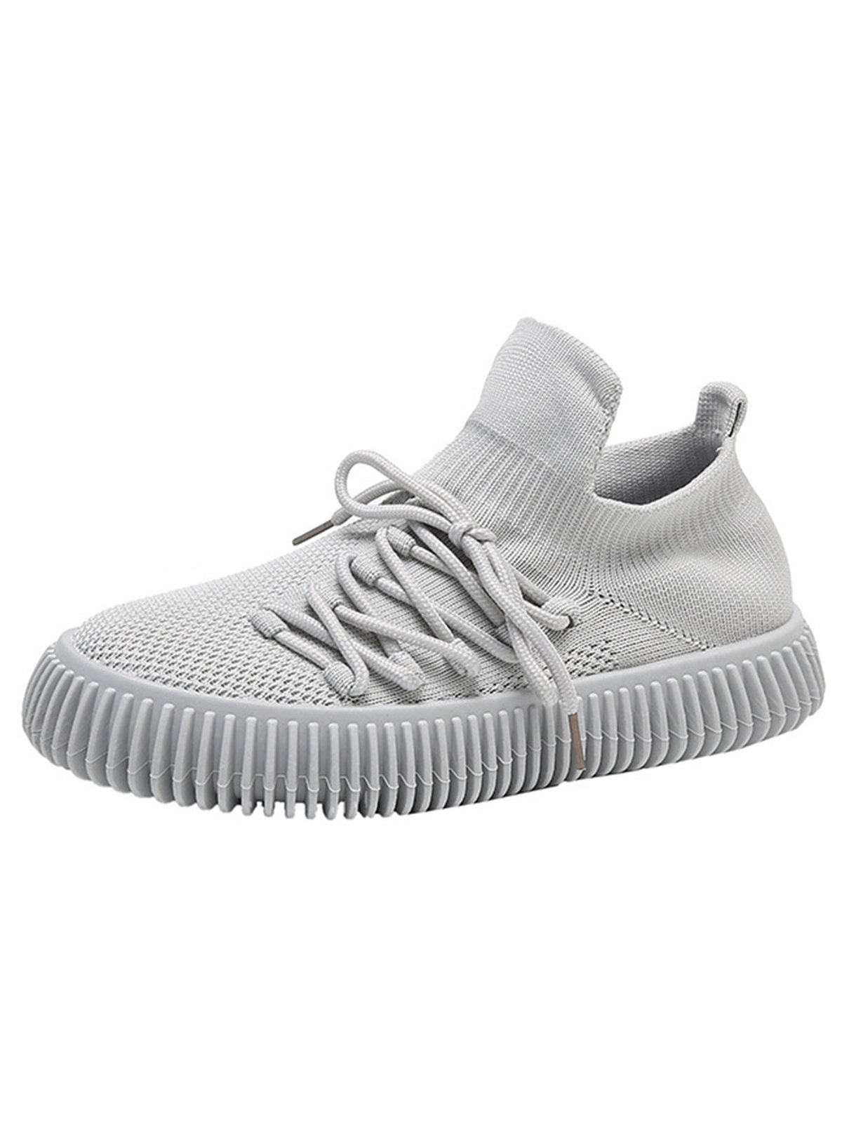 Plus Size Size Strap Mesh Fabric Sneakers