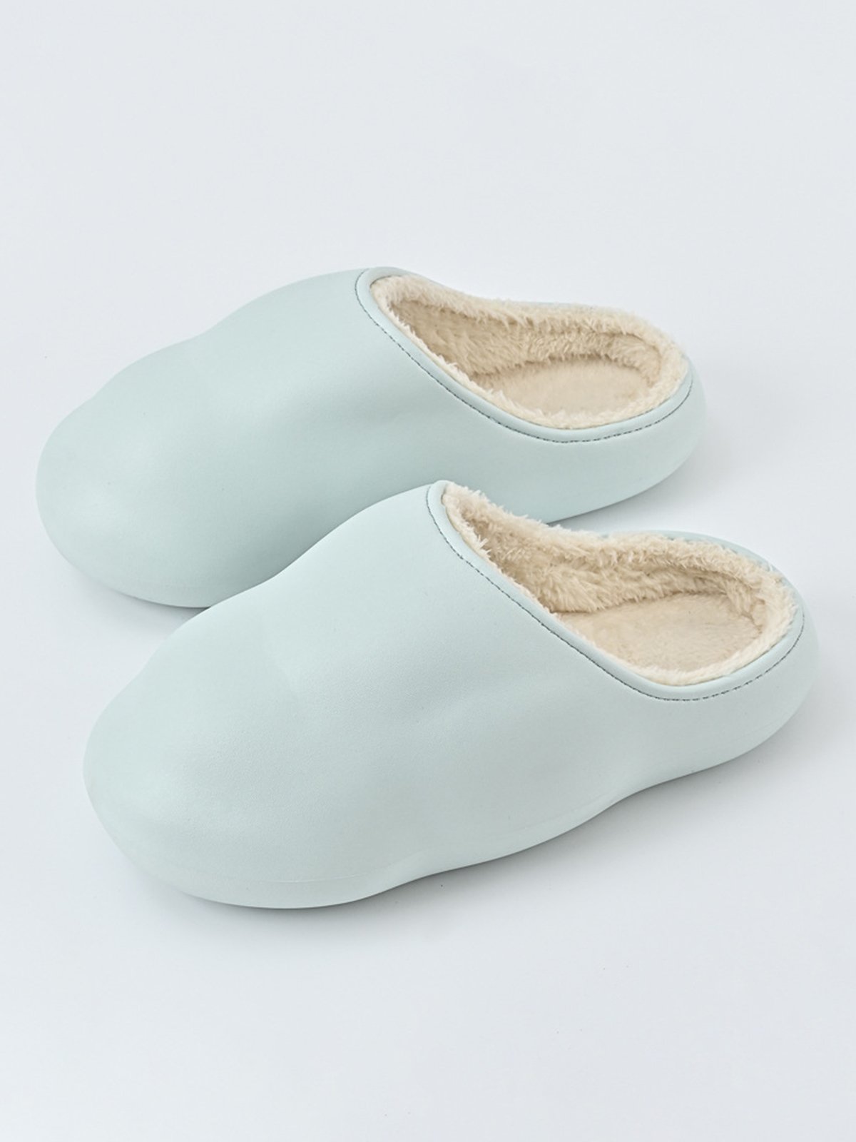 Plus Size Warm Lined EVA Slippers