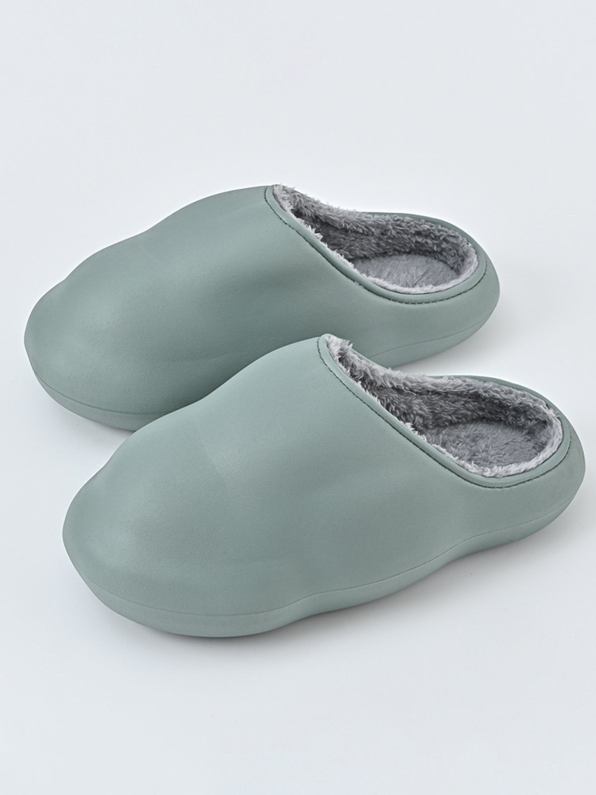 Plus Size Warm Lined EVA Slippers