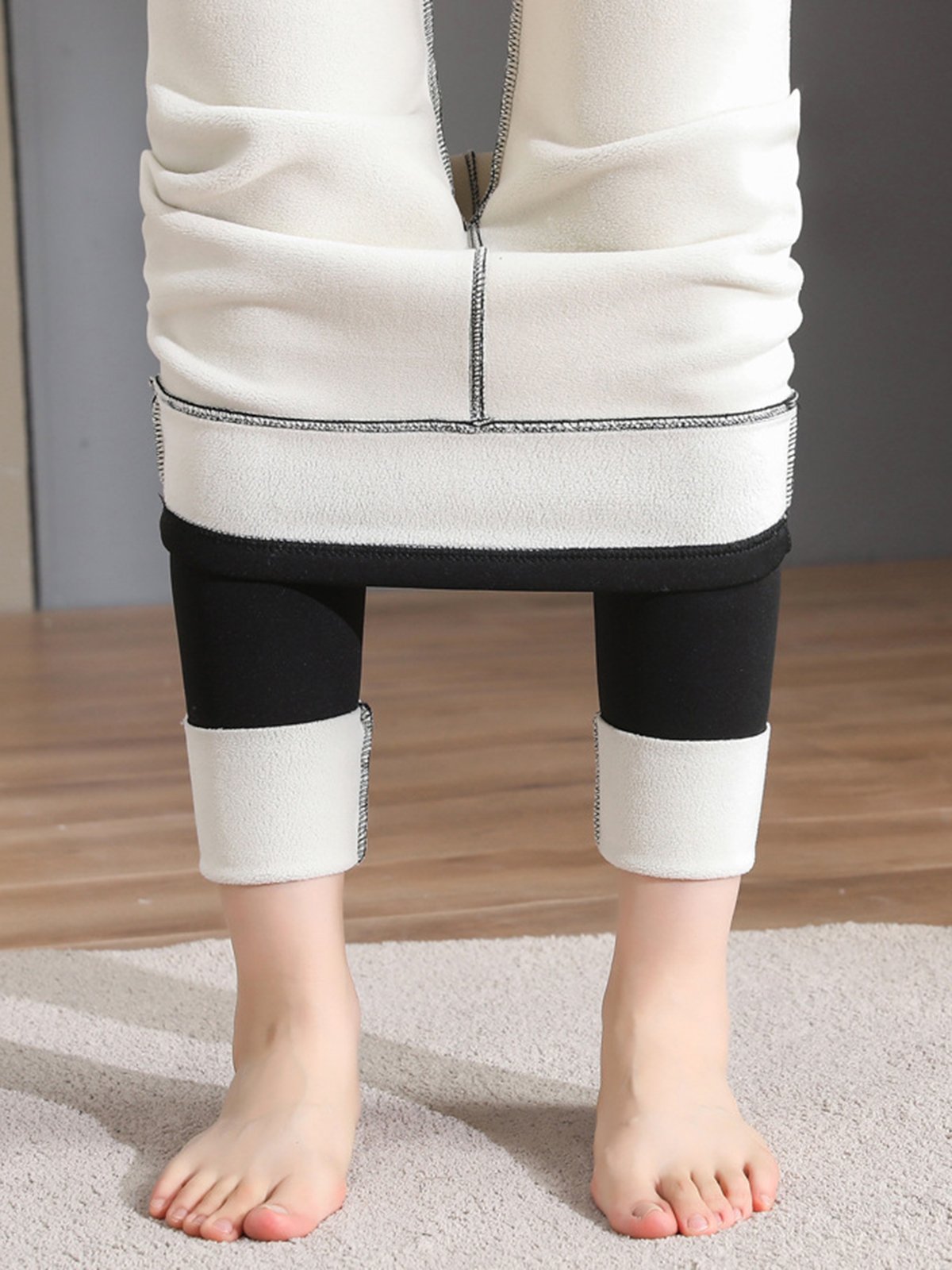 Lamb Fleece Warm Sports Leggings Outer Wear Leggings Plus Size