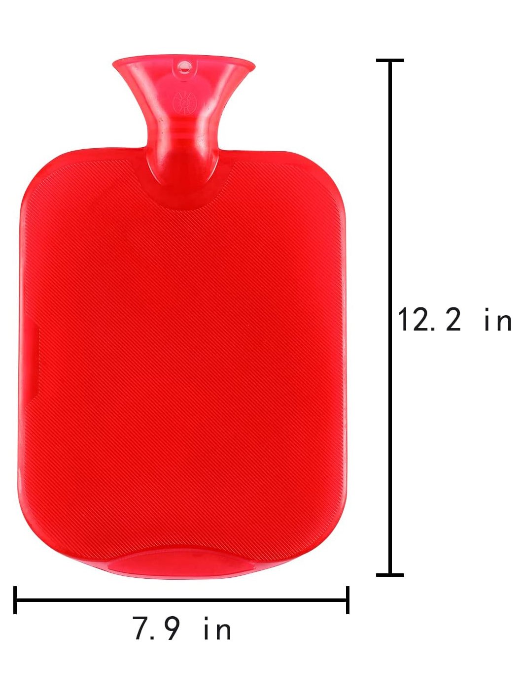Winter Home Large Capacity Water Injection Explosion-proof Water Bag Braided Twist Pattern Hand Warmer