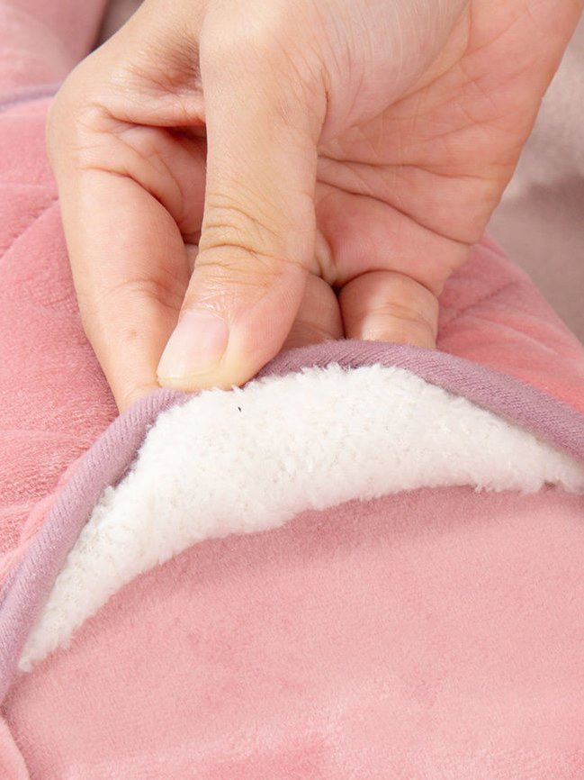 Winter Water Bag Home Thickened Large Capacity Water Injection Explosion-proof Water Bag Plush Hand Warmer