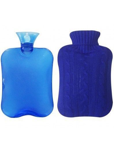 Winter Home Large Capacity Water Injection Explosion-proof Water Bag Braided Twist Pattern Hand Warmer
